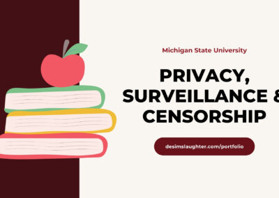 Privacy, Surveillance, and Censorship