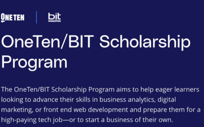 Why I Applied for the OneTen/BIT Scholarship Program with Udacity