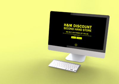 H&M Discount Second Hand Store E-Commerce WordPress Website