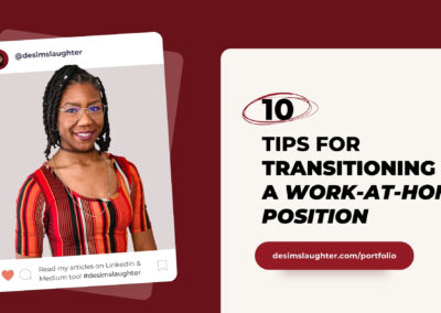 10 Tips for Transitioning to Work At Home