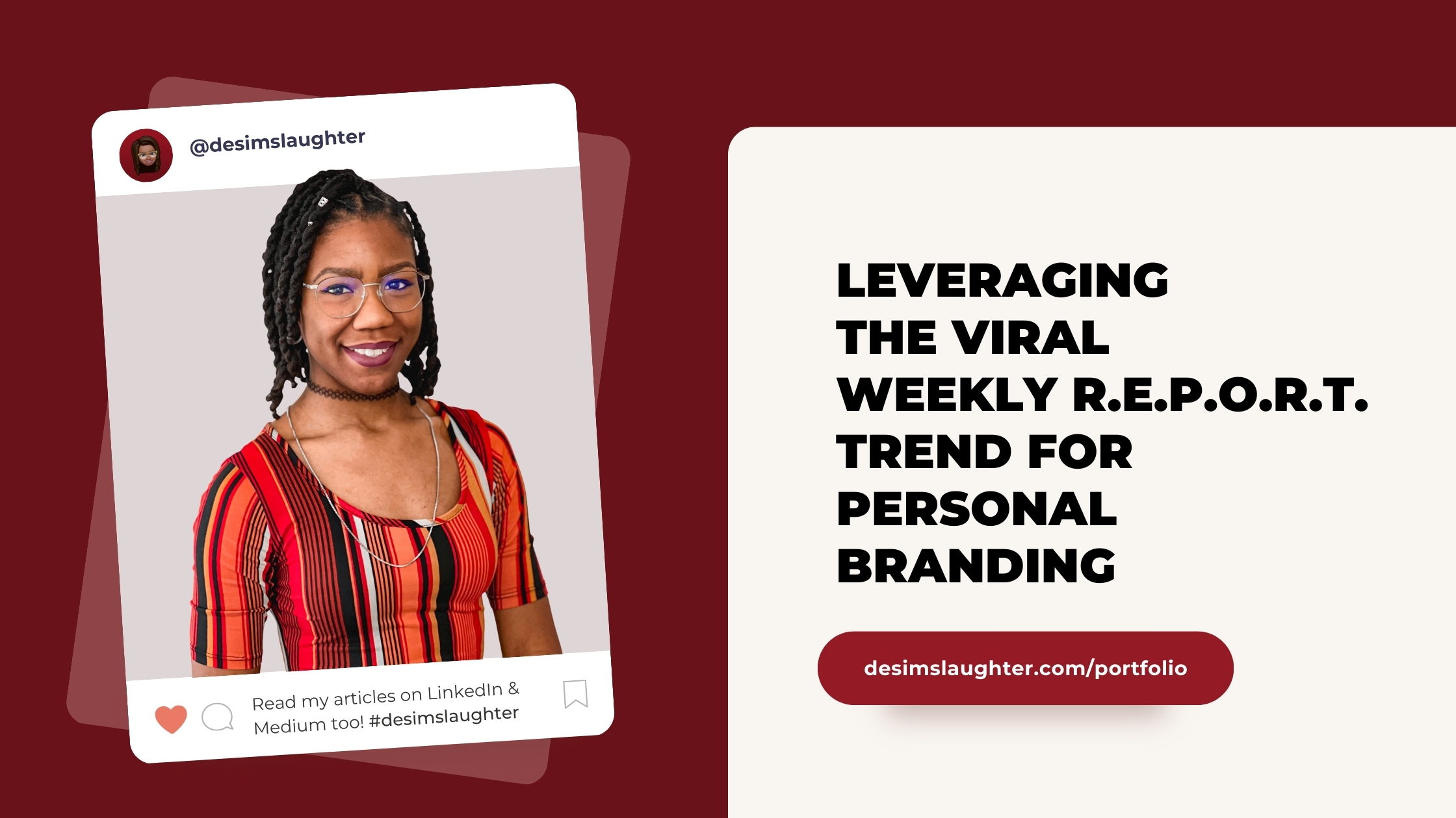 Leveraging the Viral Weekly R.E.P.O.R.T. Trend for Personal Branding