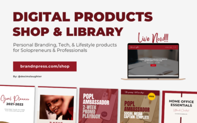 The Digital Products Shop is Live!!!